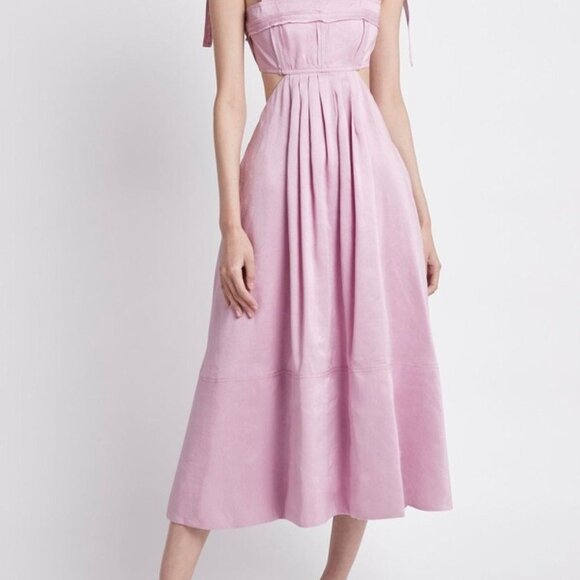 Dresses & Skirts - Aje Frequency Cutout Dress in Lilac